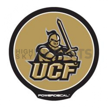 POWERDECAL Decal - University Of Central Florida Knights Logo Black Plastic 4-1/2 Inch - PWR100501