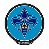 POWERDECAL Decal - New Orleans Hornets Logo Black Plastic 4-1/2 Inch - PWR78001