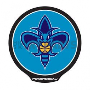 POWERDECAL Decal - New Orleans Hornets Logo Black Plastic 4-1/2 Inch - PWR78001