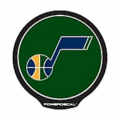 POWERDECAL Decal - Utah Jazz Logo Black Plastic 4-1/2 Inch - PWR79001