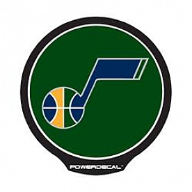 POWERDECAL Decal - Utah Jazz Logo Black Plastic 4-1/2 Inch - PWR79001