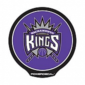 POWERDECAL Decal - Sacramento Kings Logo Black Plastic 4-1/2 Inch - PWR80001