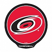 POWERDECAL Decal - Carolina Hurricanes Logo Black Plastic 4-1/2 Inch - PWR8001