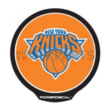 POWERDECAL Decal - New York Knicks Logo Black Plastic 4-1/2 Inch - PWR81001