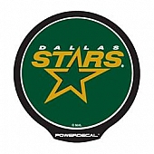 POWERDECAL Decal - Dallas Stars Logo Black Plastic 4-1/2 Inch - PWR8101