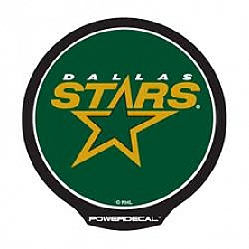 POWERDECAL Decal - Dallas Stars Logo Black Plastic 4-1/2 Inch - PWR8101