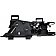 Help! By Dorman Interior Door Handle - Plastic Black Housing With Silver Lever Single - 81906