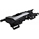 Help! By Dorman Interior Door Handle - Plastic Black Housing With Silver Lever Single - 81906