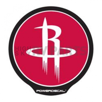 POWERDECAL Decal - Houston Rockets Logo Black Plastic 4-1/2 Inch - PWR89001
