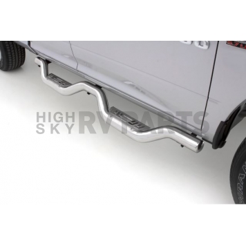 Lund International Nerf Bar 3 Inch Stainless Steel Round - 26510029-1
