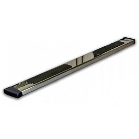 Owens Products Running Board Polished Steel Stationary - 77002