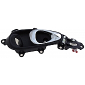 Help! By Dorman Interior Door Handle - Paddle OEM Black Housing With Silver Lever Single - 80946