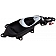 Help! By Dorman Interior Door Handle - Paddle OEM Black Housing With Silver Lever Single - 80946