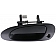 Help! By Dorman Exterior Door Handle - Plastic Black Single - 81964