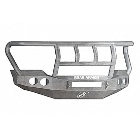 Road Armor Bumper Stealth Titan II 1-Piece Design Steel Natural - 61102ZNW