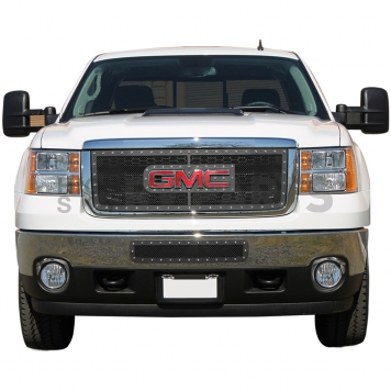 Paramount Automotive Bumper Grille Insert Wire Mesh Style Powder Coated Black Stainless Steel - 460743-3