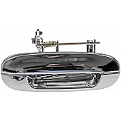 Help! By Dorman Exterior Door Handle - Plastic Silver Single - 91142