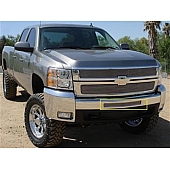 T-Rex Truck Products Bumper Grille Insert Horizontal Bar Polished Silver Billet Aluminum - 25112