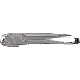 Help! By Dorman Exterior Door Handle - Plastic Silver Single - 81007