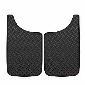 Plasticolor Mud Flap Fiberglass Reinforced Set Of 2 - 000548R01
