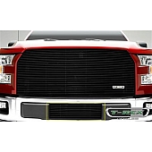 T-Rex Truck Products Bumper Grille Insert Horizontal Bar Powder Coated Black Aluminum - 25573B