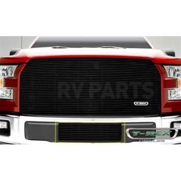 T-Rex Truck Products Bumper Grille Insert Horizontal Bar Powder Coated Black Aluminum - 25573B