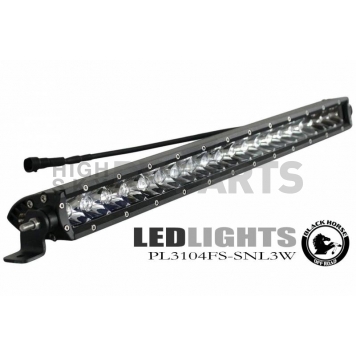 Black Horse Offroad Bull Bar Tube 3 Inch Black Powder Coated Steel - BFRN10-3