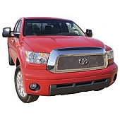 T-Rex Truck Products Grille Insert - Mesh Trapezoid Polished Stainless Steel - 54959