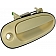 Help! By Dorman Exterior Door Handle - Plastic Beige Single - 77525
