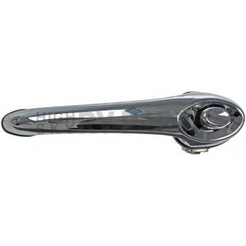 Help! By Dorman Exterior Door Handle - Plastic Silver/ Black Single - 81015