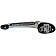 Help! By Dorman Exterior Door Handle - Plastic Silver/ Black Single - 81015