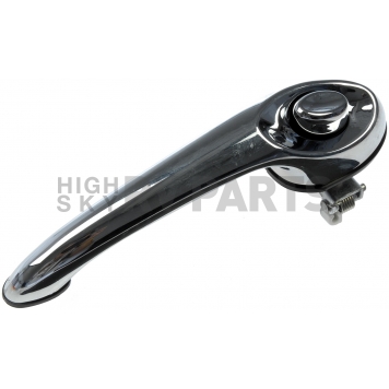 Help! By Dorman Exterior Door Handle - Plastic Silver/ Black Single - 81015-2