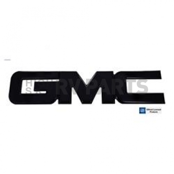 All Sales Emblem - GMC Black Aluminum - 96505KC