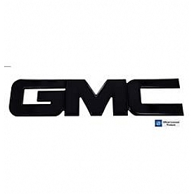 All Sales Emblem - GMC Black Aluminum - 96505KP
