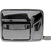 Help! By Dorman Exterior Door Handle - Plastic Silver Single - 91100