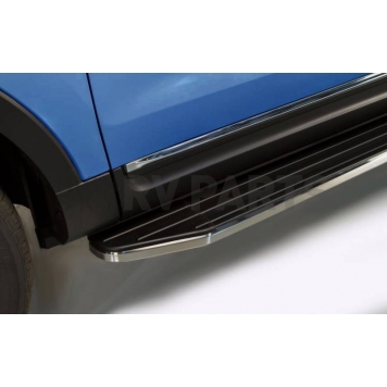 Black Horse Offroad Running Board Aluminum Stationary Black - PRW2076-1