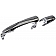 Help! By Dorman Exterior Door Handle - Plastic Silver Single - 91115