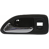 Help! By Dorman Interior Door Handle - Plastic Black Housing With Silver Lever Single - 77715