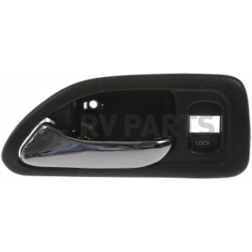 Help! By Dorman Interior Door Handle - Plastic Black Housing With Silver Lever Single - 77715