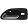 Help! By Dorman Interior Door Handle - Plastic Black Housing With Silver Lever Single - 77715