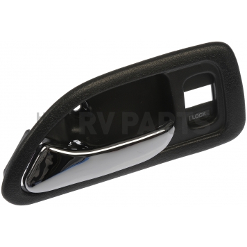 Help! By Dorman Interior Door Handle - Plastic Black Housing With Silver Lever Single - 77715-2