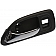 Help! By Dorman Interior Door Handle - Plastic Black Housing With Silver Lever Single - 77715