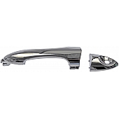 Help! By Dorman Exterior Door Handle - Plastic Silver Single - 91118