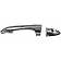Help! By Dorman Exterior Door Handle - Plastic Silver Single - 91118