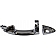 Help! By Dorman Exterior Door Handle - Plastic Silver Single - 91118