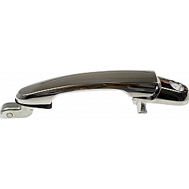 Help! By Dorman Exterior Door Handle - Plastic Silver Single - 80327