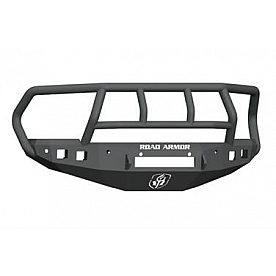 Road Armor Bumper Stealth Titan II 1-Piece Design Steel Black - 4162F2BNW