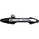 Help! By Dorman Exterior Door Handle - Plastic Silver Lever And Black Housing Single - 81934