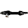 Help! By Dorman Exterior Door Handle - Plastic Silver Lever And Black Housing Single - 81934