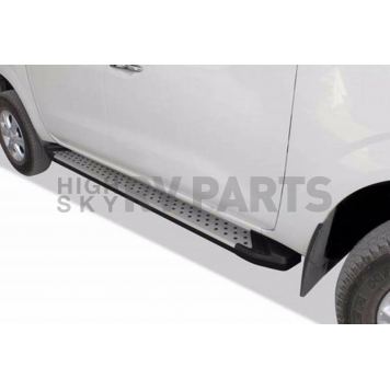 Black Horse Offroad Running Board Aluminum Stationary Silver - VOW1069-5